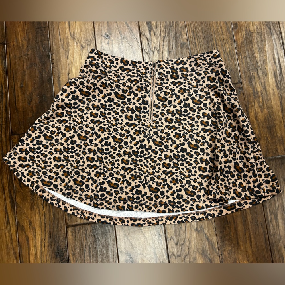 Cheetah print skirt